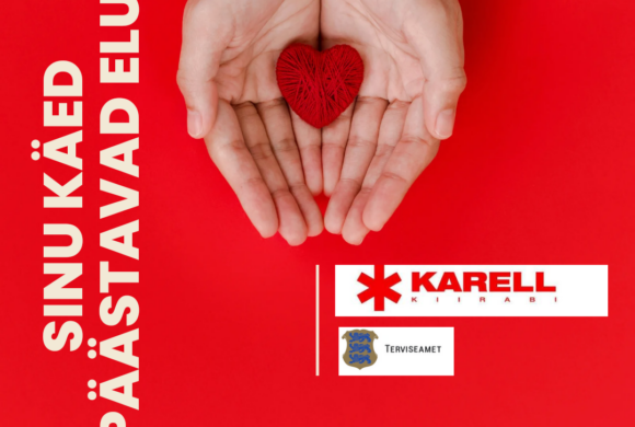 AS Karell Kiirabi kutsub tutvuma projektiga SINU KÄED PÄÄSTAVAD ELU! 15. oktoober kell 10-14