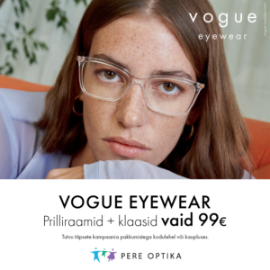 Vogue Eyewear prilliraamid koos -klaasidega vaid 99€