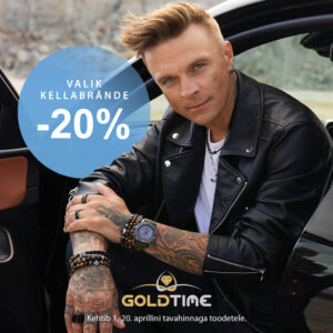 Goltime kaupluses valik kellabrände -20%