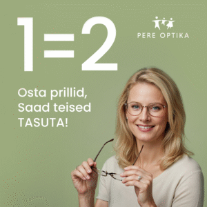 Osta Pere Optikast prillid – saad teised TASUTA!