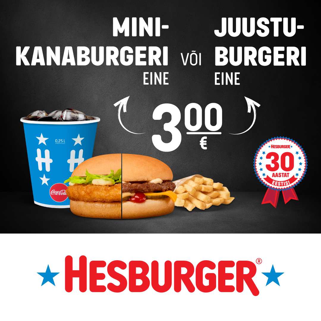 Hesburgeri kuupakkumine aprillis Hesburgeri kuupakkumine aprillis