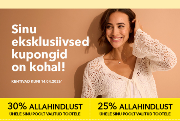 Takko pakkumine kuni 14.04