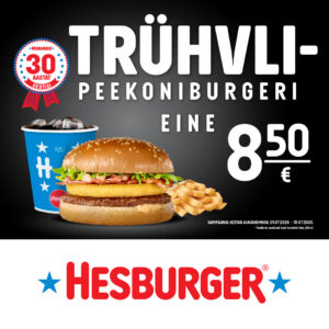 Hesburgeri eripakkumine juulis
